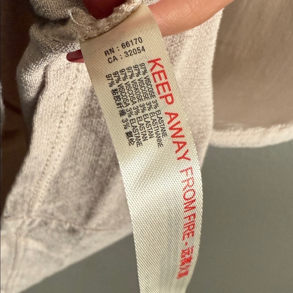 Free People Intimately Ribbed Racerback Mini Dress | Neutral Beige Size Large - Picture 9 of 9
